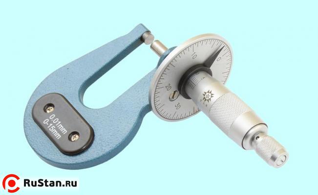 Микрометр Листовой МЛ-15   0-15 мм (0,01) тип А, Н-50мм "TLX" фото №1