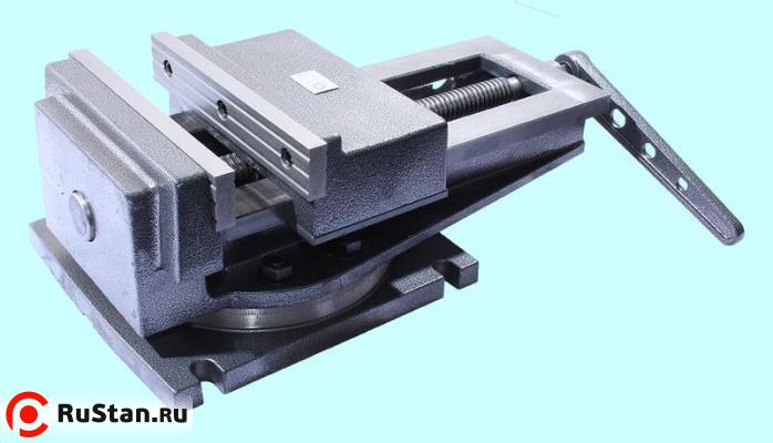 Тиски Станочные 320мм чугунные поворотные с открытым винтом, ход 350мм QВ320 "TLX" фото №1