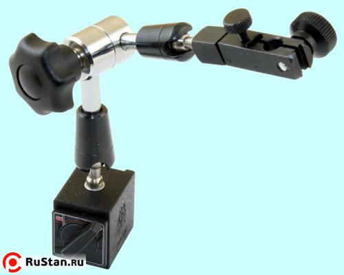 Штатив магн. с шарнирной стойкой и консолью, усилие отрыва  40кг "TLX" (тип 60830) фото №1