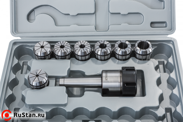 Цанговый патрон МК-3 с набором цанг ER-40 на 6, 8, 10, 12, 16, 20, 25 мм фото №2 Цанговый патрон МК-3 с набором цанг ER-40 на 6, 8, 10, 12, 16, 20, 25 мм фото №2