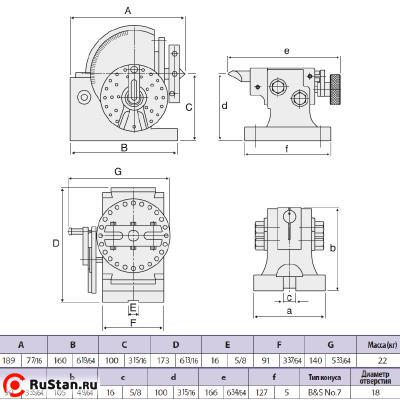 Головка делительная полууниверсальная BS-0 - характеристика фото №2 BS-0 фото №2