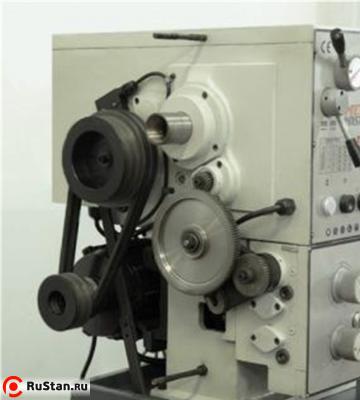 Под защитной крышкой шпиндельной бабки расположены приводные шкивы и гитара зубчатых колес. фото №12 METAL MASTER X36100K фото №12