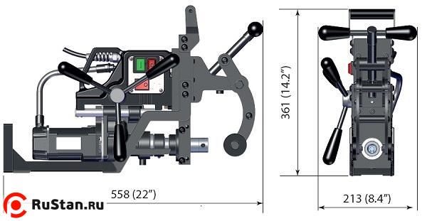 Мобильный станок МСР-2 для сверления рельс с электродвигателем фото №5 Сверлильный станок МСР-2 фото №5
