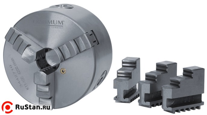 Прецизионный токарный патрон CI3P ø 200 мм Optimum фото №2 Кулачки для патронов CI3P ø200 мм фото №2