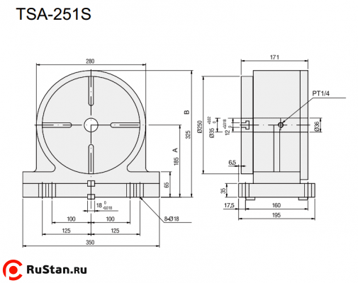 Размеры TSA-251S фото №2 Размеры TSA-251S фото №2