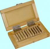 Наборы концевых мер длины № 7, кл.точн.1 (11 мер от 0,99 до 1,0мм) тв.сплав(КРИН)