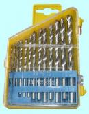 Набор сверл По металлу из 13 шт. (d1,5;2;2,5;3;3,2;3,5;4;4,5;4,8;5;5,5;6;6,5мм) вышлиф. HSS  в пласт. футл. (H1301)