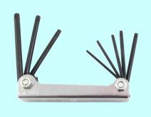 Набор ключей Шестигранных TORX из  8шт (T9,Т10,Т15,Т20,Т25,Т27,Т30,T40) в метал. корпусе СrV 