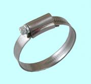 Хомут червячный  CNIC  16-25/9.7мм W4 нержавеющая сталь, усиленный BS5315 (67-2D1625)