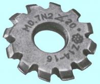 Фреза m 3,0 №8 70х27х 9,0 9ХС 20 град ,Z=12  