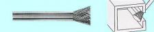 Борфреза тв.спл. с обратным конусом d16х16х6х65 18° Х-образн.насечка (N16 16Х06) 