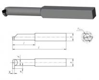 Резец Канавочный внутренний 16х16х170 Т5К10 а=4, m=8