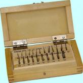 Наборы концевых мер длины №20(19), кл.точн.2 (23 меры от 0,12 до 3,5мм) г.в. 1982-1985