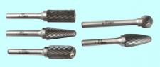 Набор борфрез тв. сплав. из  5шт. D12х(10-28)х6мм спиральная насечка (CSS05-1005S) 