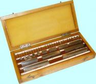 Наборы концевых мер длины № 2, кл.точн.2 (38 мер от 1,005 до 100мм) г.в 1984-1985 (КАЛИБР)