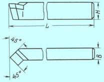 Резец Проходной отогнутый 16х12х140 тв.сплав (без маркировки)