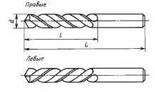 Сверло d  5,1х30х60 ц/х ВК8 цельное