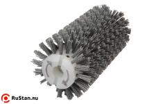 Брашировальная щетка валик Д130х250мм, ворс полимер абразив P120